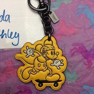 Coach Disney X Mickey Mouse Keychain